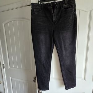 Zenana Outfitters Dark Gray Straight Leg Jeans